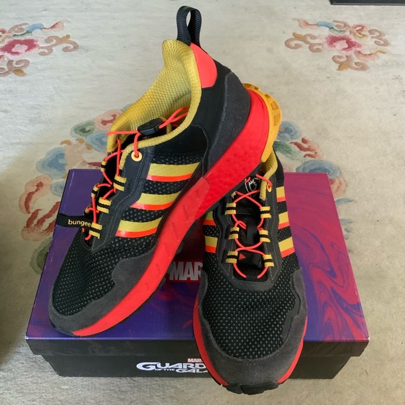 Adidas ZX 1K BOOST Marvel Guardians of the Galaxy GX210 Sneakers Mens Sz 8 - Picture 1 of 13